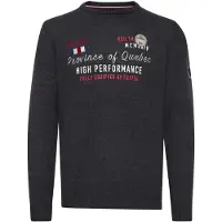 FQ1924 Pullover 'ERLO' azul / vermelho / preto / branco
