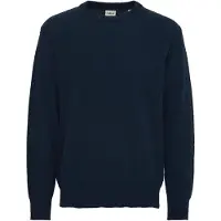 !Solid Pullover 'Ike' marinho