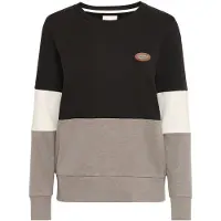 Oxmo Sweatshirt 'Trine' cinzento / preto / branco