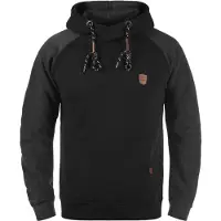 INDICODE JEANS Sweatshirt 'Toney' cinzento / preto