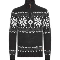 !Solid Pullover 'Norwin' antracite / branco