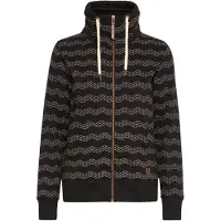 Oxmo Casaco de malha 'Vanta' preto / branco
