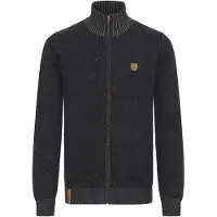 INDICODE JEANS Casaco de malha 'Andy' preto
