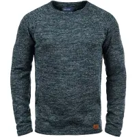 Blend Pullover 'BHDan' navy / cinzento-prateado