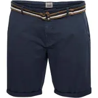 Blend Calças chino 'Bruno' azul escuro