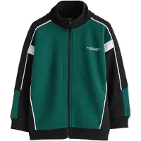 Next Casaco em moletão esmeralda / preto / branco