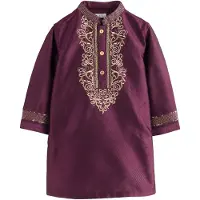 Next Camisa caril / borgonha