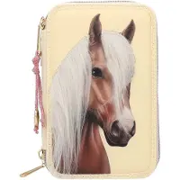 Miss Melody Estojo Triple With Horse Head Application