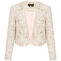Faina Blazer nude / turquesa / caramelo / branco