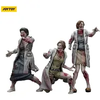 Joy toy Pack De 3 Figuras Médicos Zumbis Dark Source 8 Cm