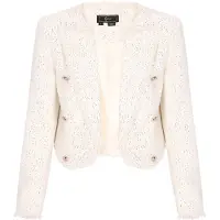 Faina Blazer turquesa / offwhite
