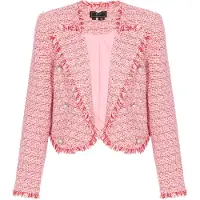 Faina Blazer cor-de-rosa / vermelho vivo