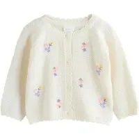 Next Casaco de malha mistura de cores / branco