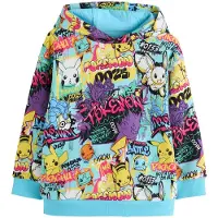Next Sweatshirt aqua / amarelo / roxo / branco