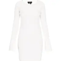 Faina Vestido de malha branco