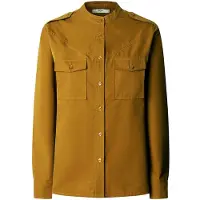 Pepe Jeans para mulher. PL3051426 Camisa laranja Angy (S), Casual, Algodão, Manga comprida
