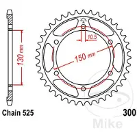 JT Sprockets Roda Dentada Traseira 525 Jtr300.43 Steel