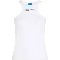 Karl lagerfeld JEANS Top verde escuro / branco