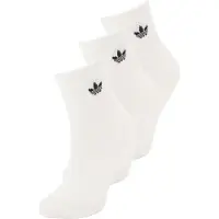 Adidas Meias 'MID ANKLE 3 PAIR PACK' preto / branco