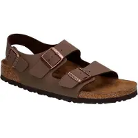 Birkenstock Sandálias rasas Milano mulheres - Castanho - 47