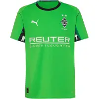 Puma Camisola de futebol 'Borussia Mönchengladbach 2025/2026' verde / lima / preto / branco