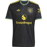 Adidas Camisola de futebol 'Manchester United 25/26' azul / amarelo / preto