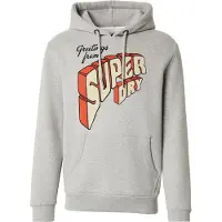 Superdry para homem. M2014356A Camisola com capuz North Cali cinzenta (M), Casual, Cinza, Algodão