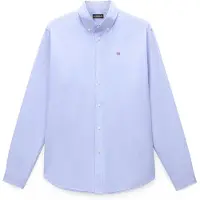 Napapijri Camisa 'G-TERRA' azul claro / branco