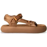 Moon Boot para mulher. 80D2420010 Sandálias MB Super castanho (36), Marrom, Plano, Velcro, Casual