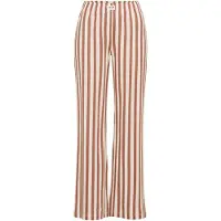 LASCANA Calças de pijama bege claro / castanho