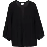 Usha WHITE LABEL Casaco de malha 'Minimalistic' preto