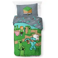 BrandMac Conjunto De Cama Minecraft Animals & Mobs 140 X 200 Cm (1029637)