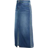 Adidas Originals Saia Jeans 3 Stripes Pencil