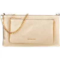 Michael Kors para mulher. 32F5GJ6C8M Mala de ombro convertível em pele dourada (OSFA), Ouro, Casual