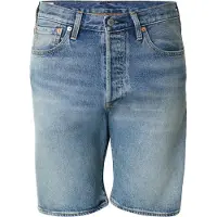 Levi's para homem. 36512-0281 Calções de ganga 501 Original azul claro (30/9), Casual, Algodão, Denim
