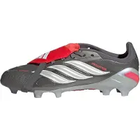 Adidas Sapatilha de desporto 'Predator Elite' cinzento claro / cinzento escuro / vermelho