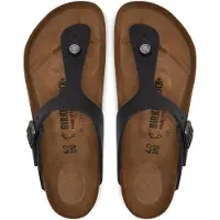 Birkenstock Chinelos de dedo 'Gizeh' preto