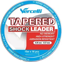 Vercelli Líder Cónico De Pesca Shock 15 M 10 Unidades