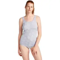 Icebreaker Camiseta Interior Sem Mangas Merino 150 Siren Fresh Ferns Aop