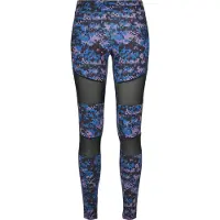 Urban Classics Leggings azul céu / malva / preto