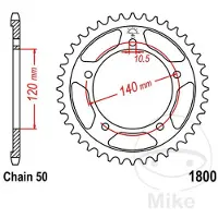 JT Sprockets Roda Dentada Traseira 530 Jtr1800.45 Steel