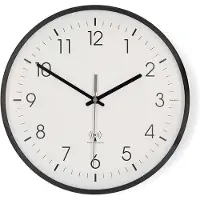Nedis Relógio De Parede Clwa6226bk 30 Cm