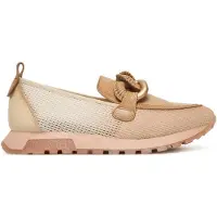 Hispanitas para mulher. SHV264834 Sapatos Oregon castanhos (37), Couro, Bege, Plano, 1 a 3cm, Nenhum, Casual