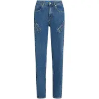 Karl lagerfeld Jeans Jeans De Cintura Alta B2w10086 Straight Fit