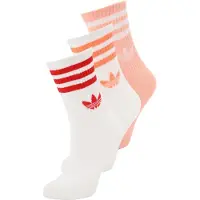Adidas Meias 3-Stripes Crew Socks 3 Pairs mulheres - Branco - M