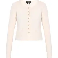 Faina Casaco de malha creme