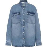 Kaffe Blusa azul ganga