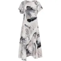Usha Vestido opal / azul pombo / greige