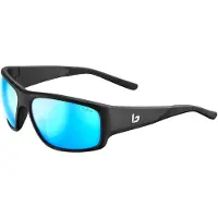 Bolle - Óculos sol - Sfinx Black Matte - Sky Blue Polarized para Unissexo - Nylon - Tamanho L - Preto