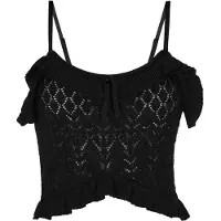 Faina Top de malha preto